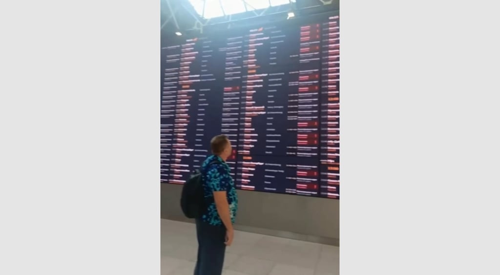 Cyber-Partisans Aeroflot cyberattack Sheremetyevo airport boards