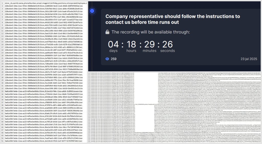 Everest Crumbl ransomware attack saaples clock