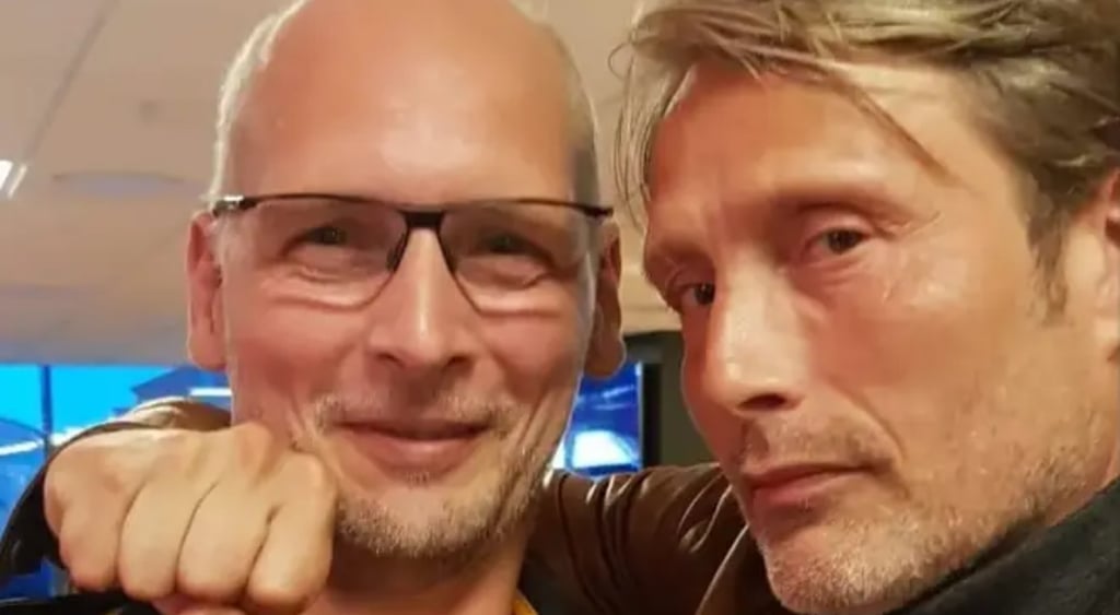 Celebrity osteopath Torben Stig Hersborg and actor Mads Mikkelsen