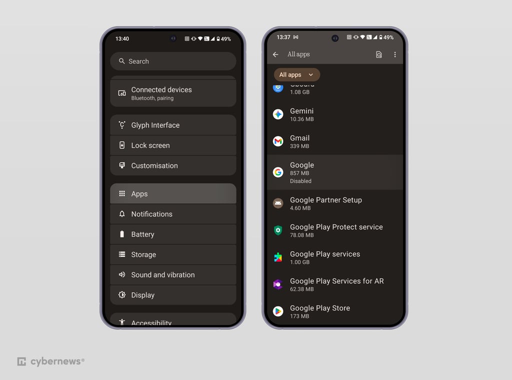 Android disable voice assistant