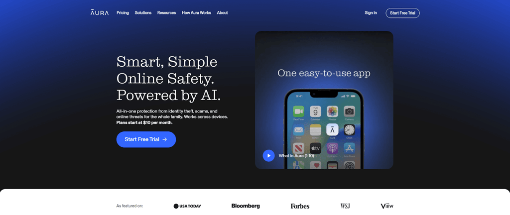 Aura website new