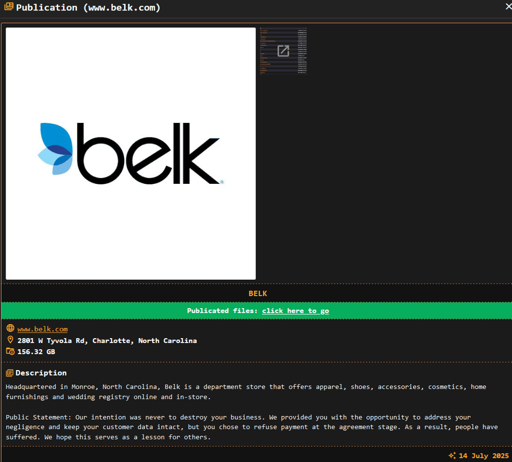 Belk DragonForce