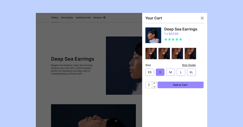 elementor your cart