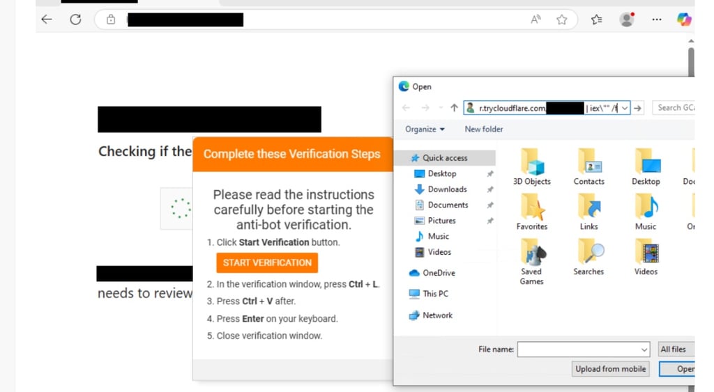Interlock Kongtube FileFix  malware campaign