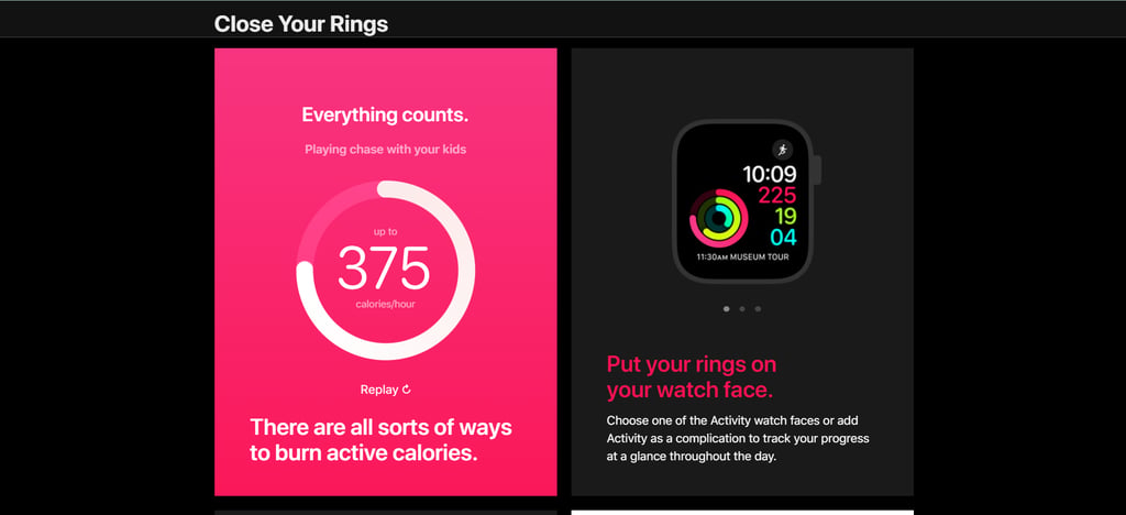 Apple fitness tracking