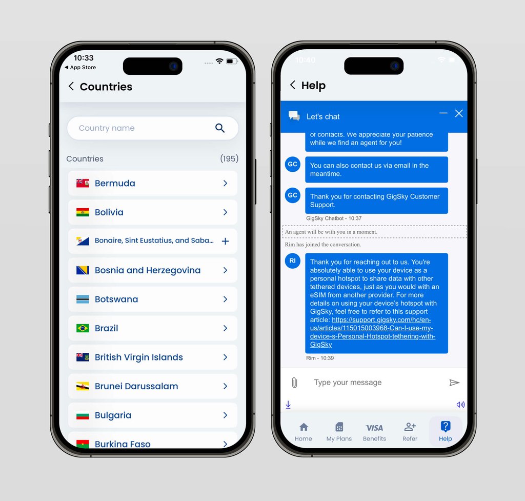 GigSky support chat