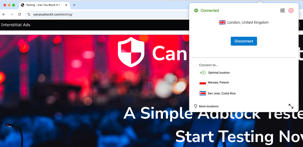 Can You Block It? IPVanish testing results