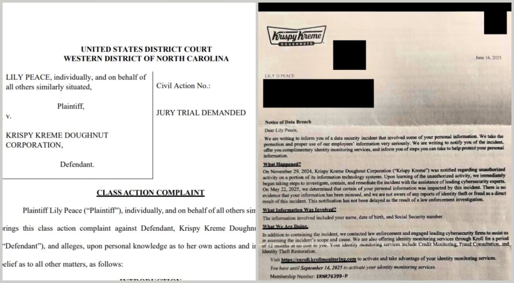Krispy Kreme class action lawsuit