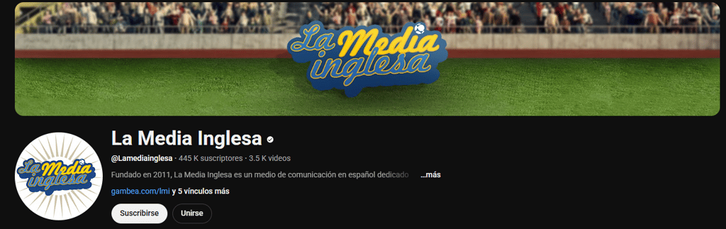 La Media Inglesa Youtube