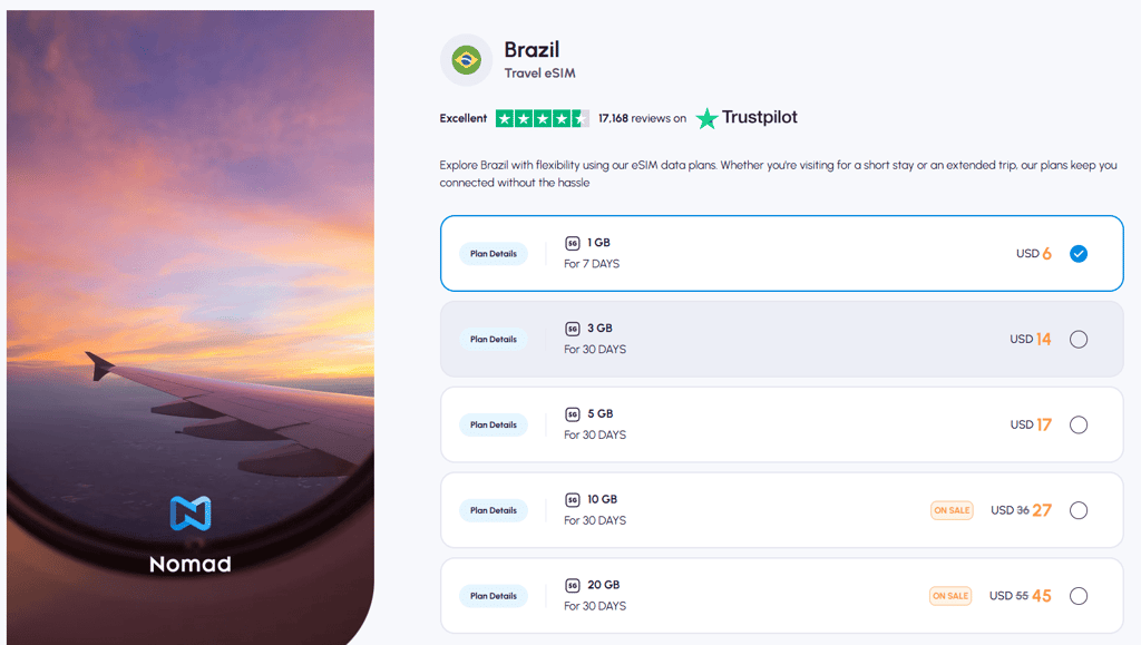 Nomad Brazil plans