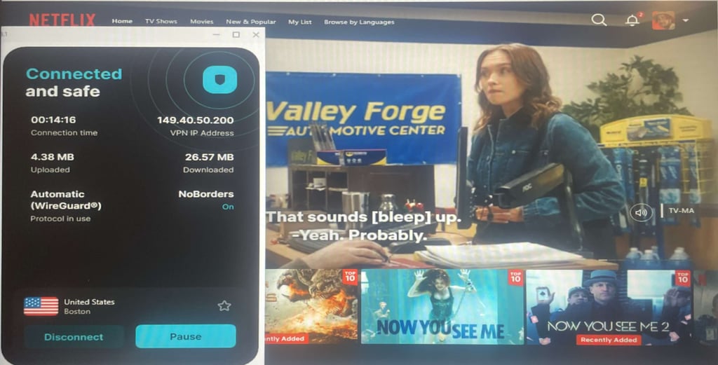 netflix with surfshark us server