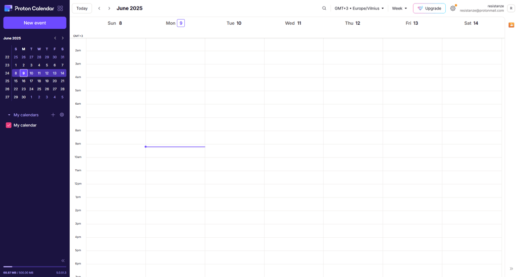 protonmail calendar