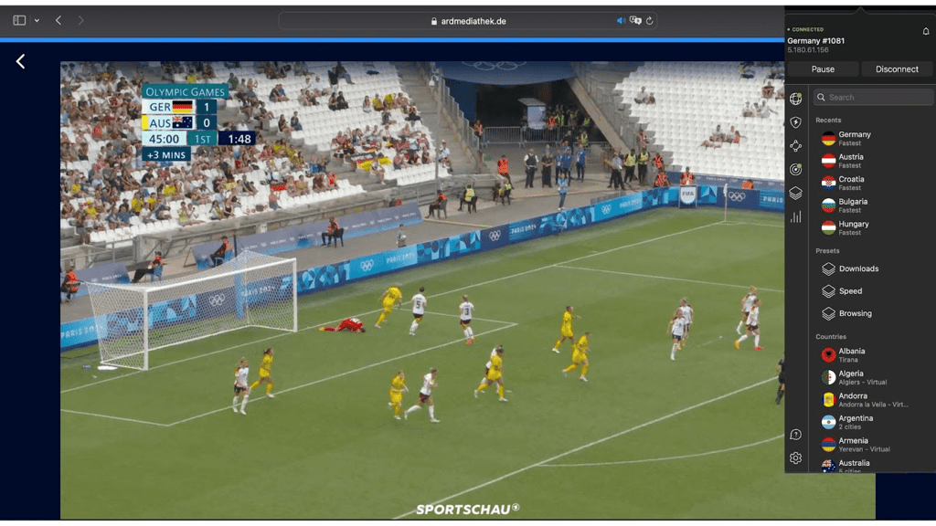 sportschau nordvpn