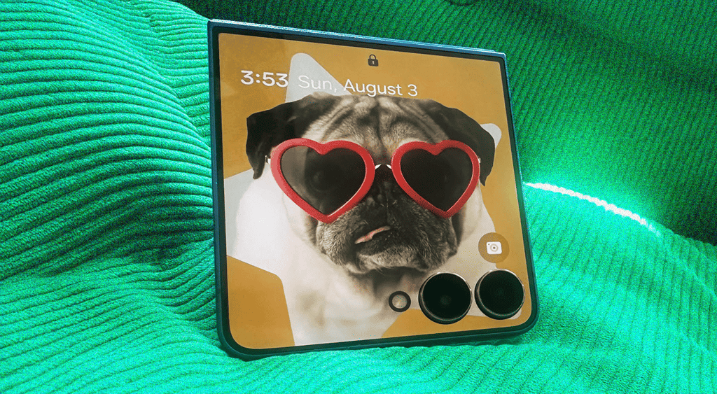 samsung galaxy fold 7 phone fully folded view