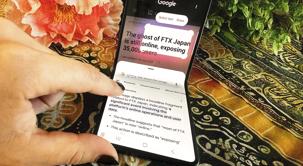 samsung galaxy fold 7 phone half fold testing touch screen