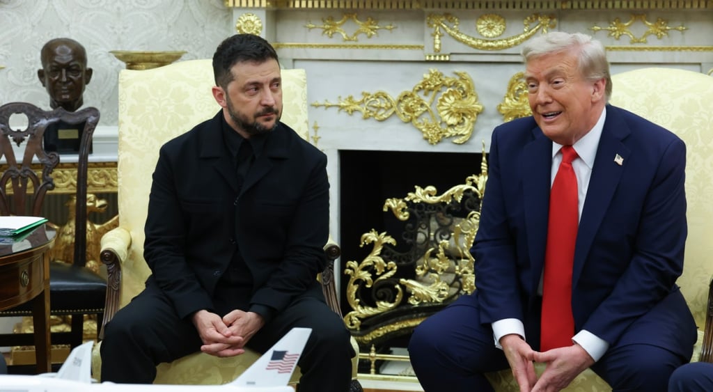 European Leaders Join Ukrainian President Zelensky For White House Meeting With Trump
