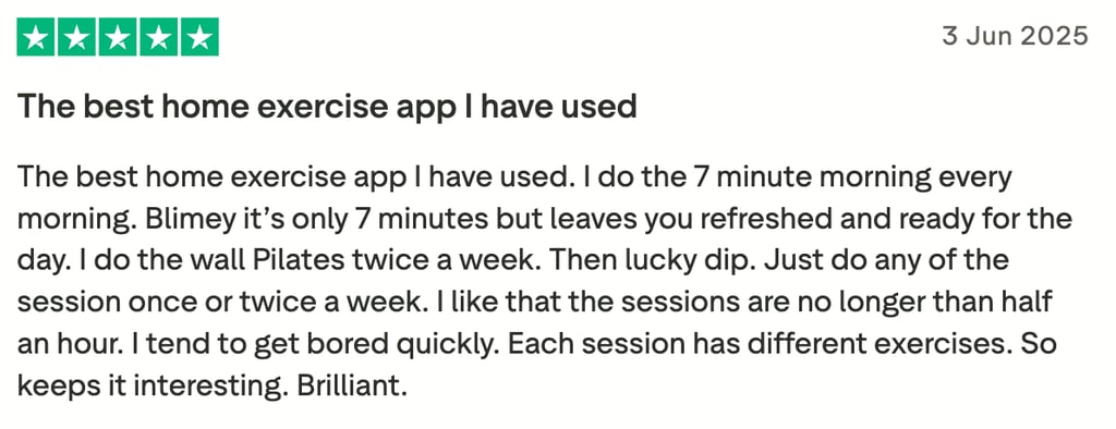Yoga-Go review on TrustPilot