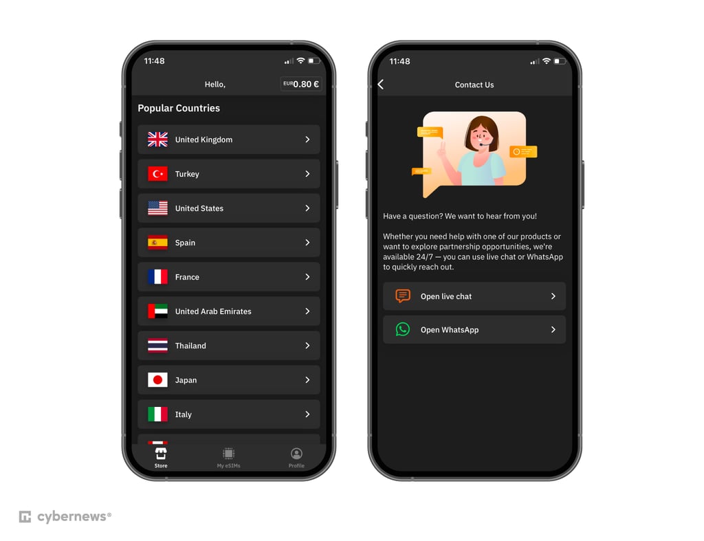 Using Airalo eSIM while traveling abroad
