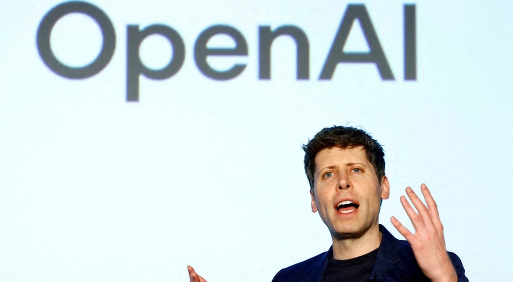 Sam Altman OpenAI logo