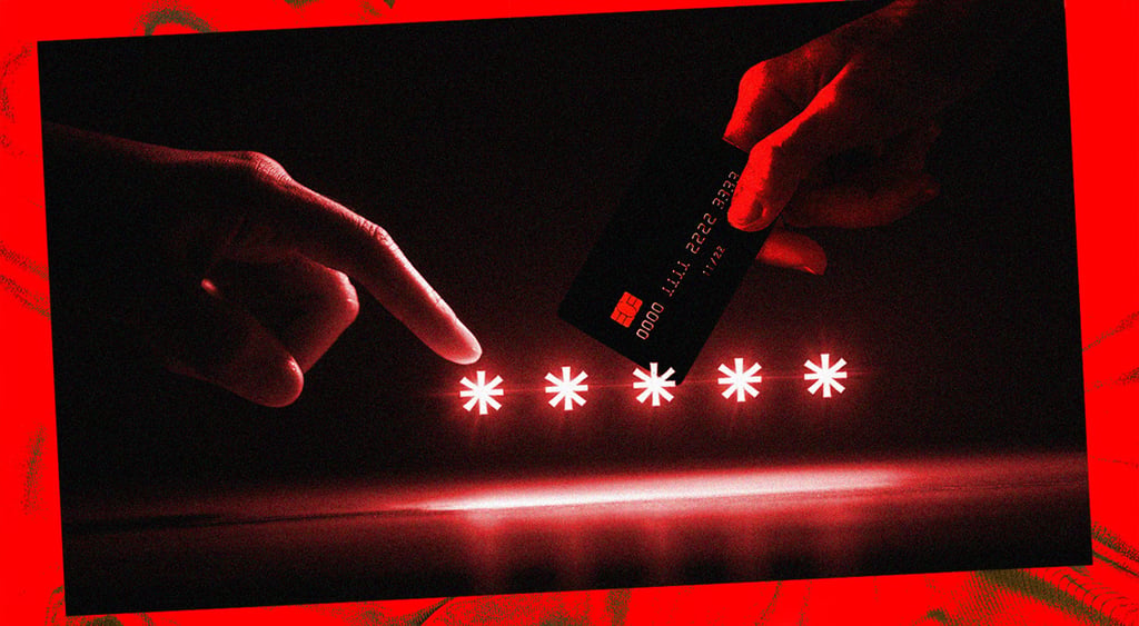 passwords bank card banking pin codes