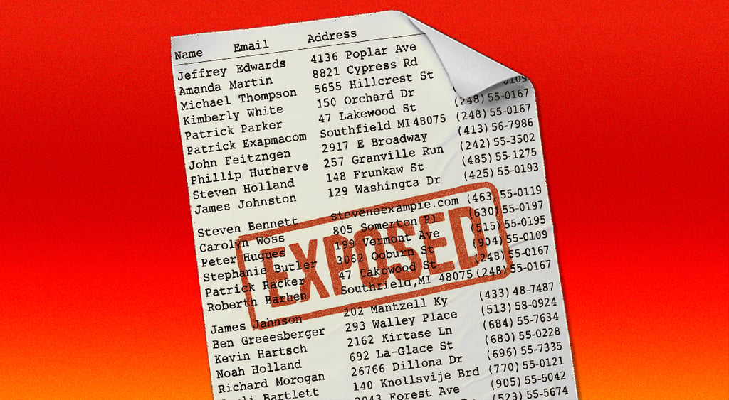 chanel data exposed emails phones addresses