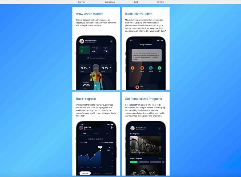 humehealth app interface