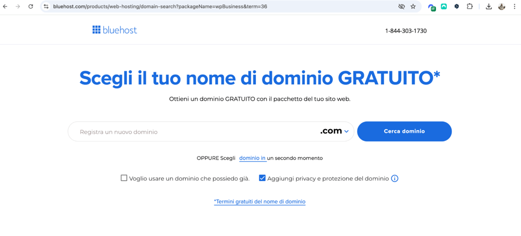 IT Bluehost add domain