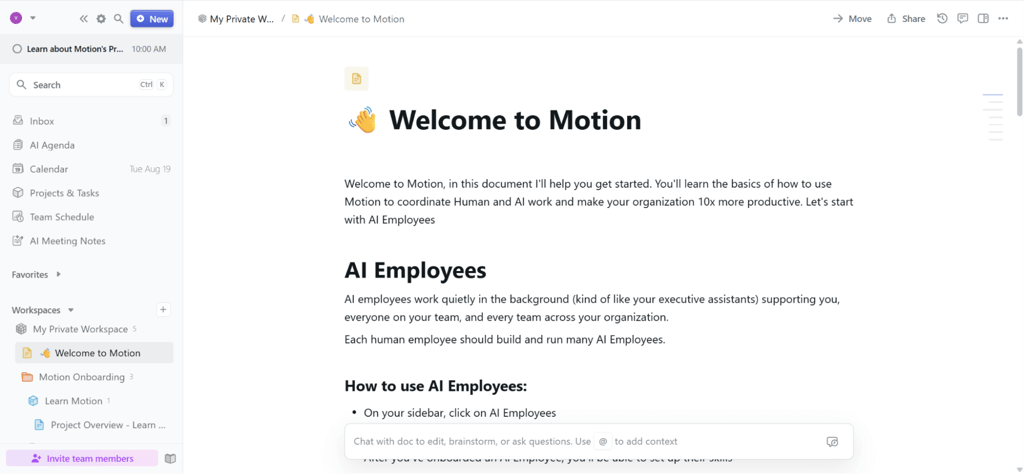motion signup step 9
