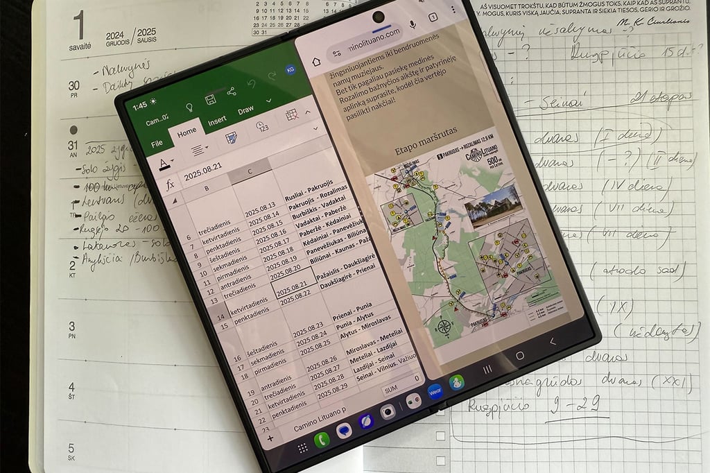 Using Samsung Galaxy Z Fold 7