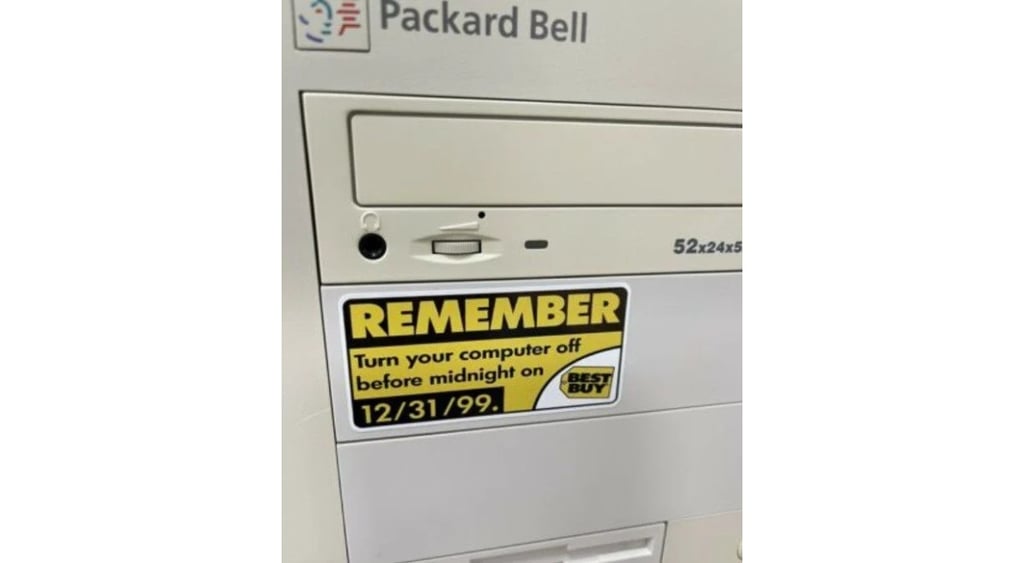 Remember Y2K sticker