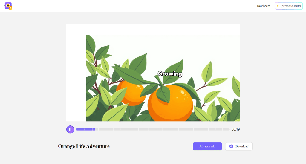 Animaker AI-generated animation