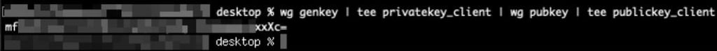 Generation of private/public keys on the Mac terminal
