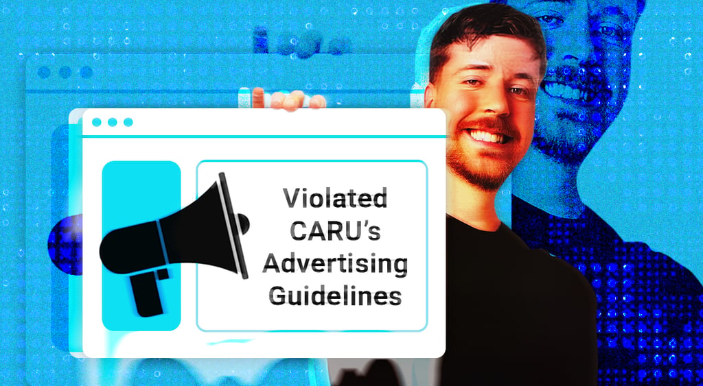 mr beast ad CARU violation
