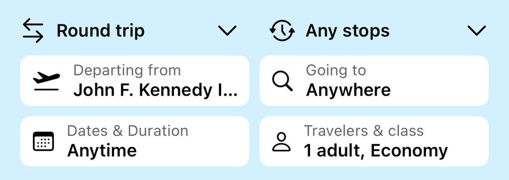 Ratepunk Search for flight deals
