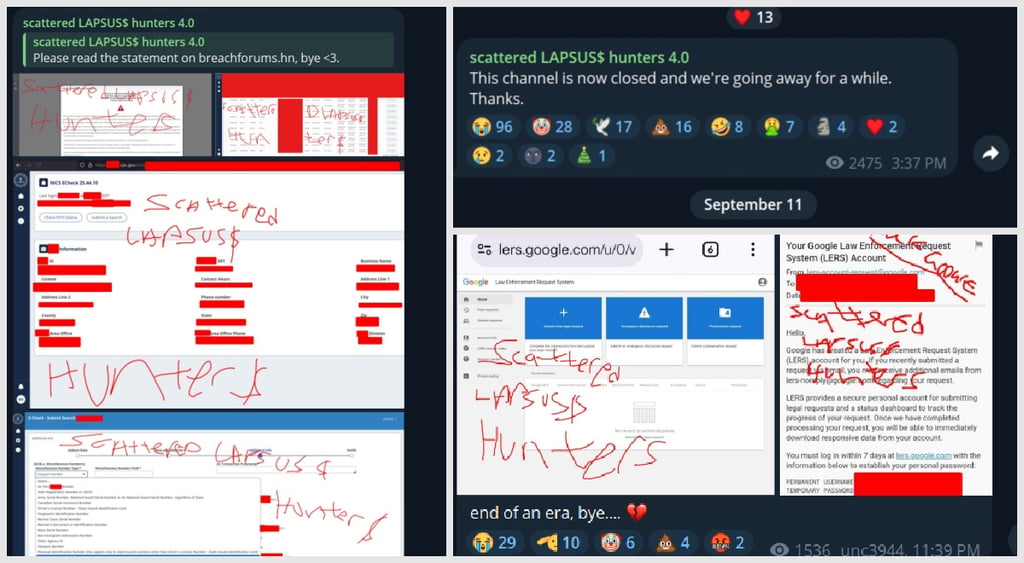 Scattered Spider final posts