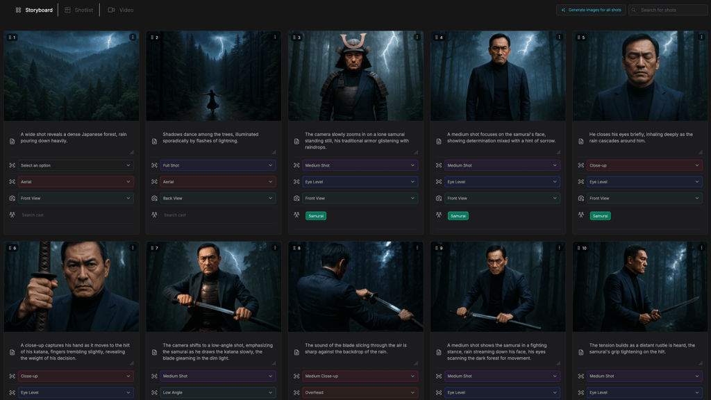 Prompting process with Shai Creative