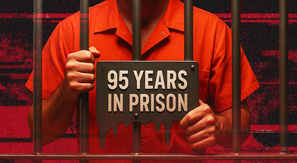 person in jail cell sign
