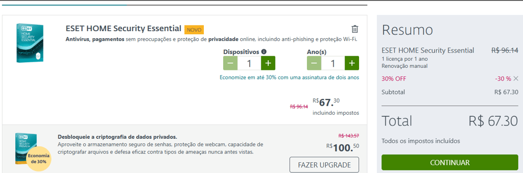Eset Checkout