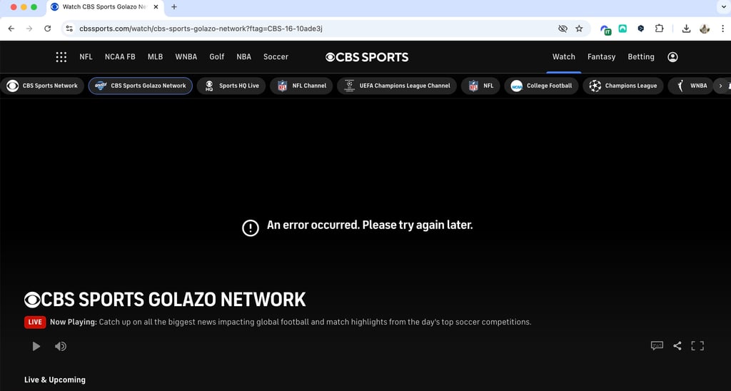 CBS Sports Golazo