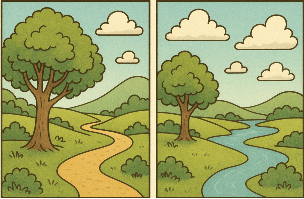 ChatGPT spot the difference image – hard level