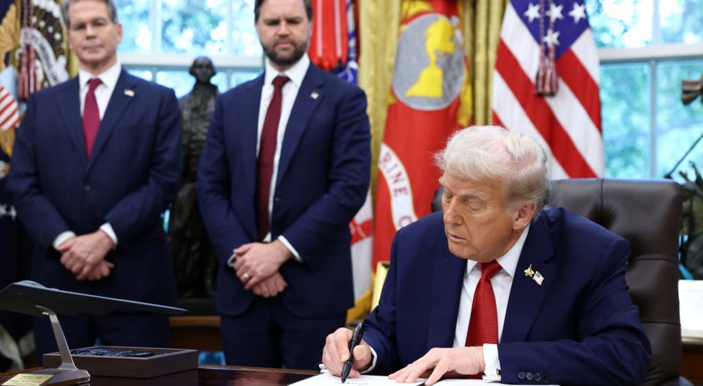donald trump signs white paper