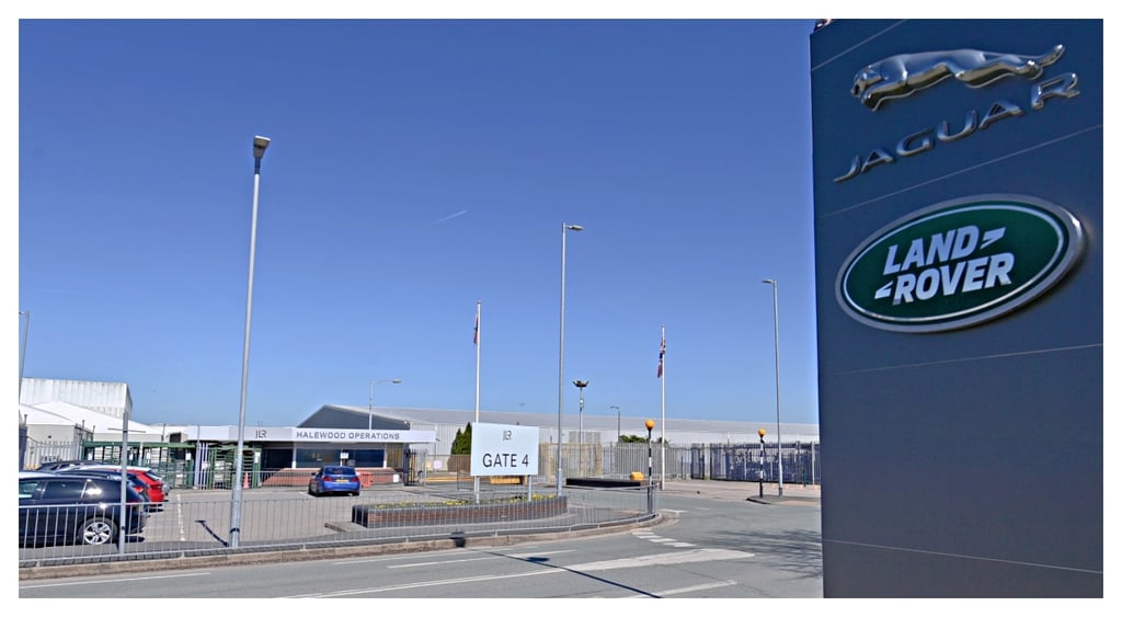 Jaguar Land Rover factory gate