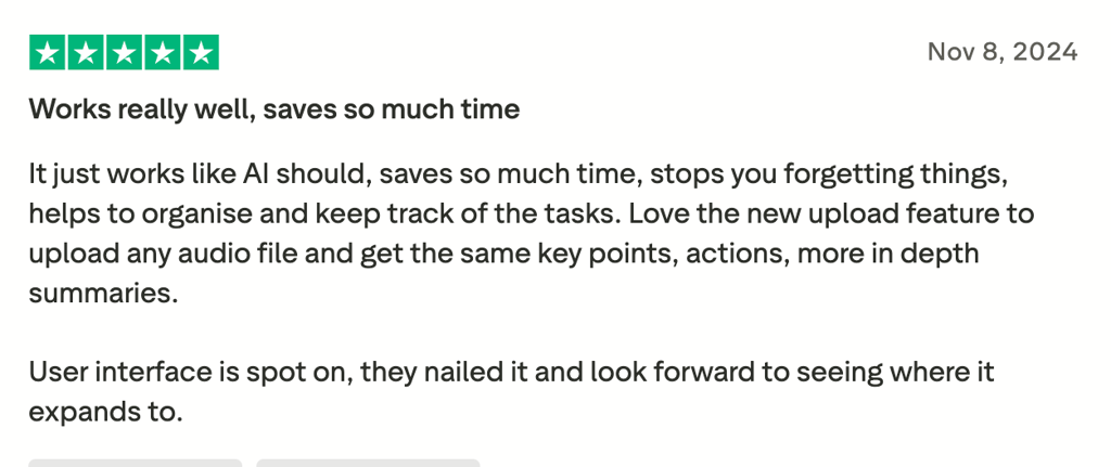 Krisp user’s testimonial