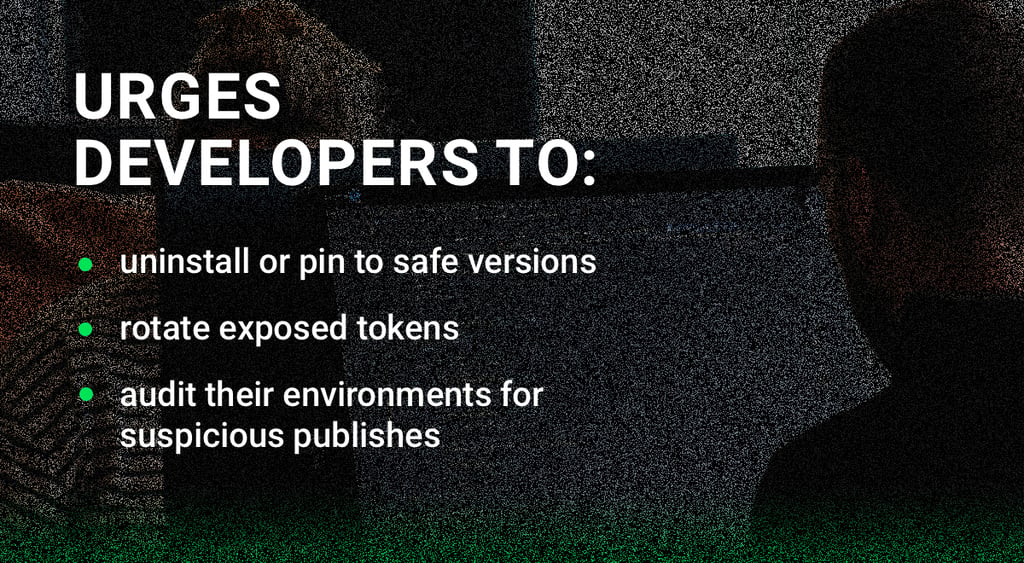 lists urges developers to do npm