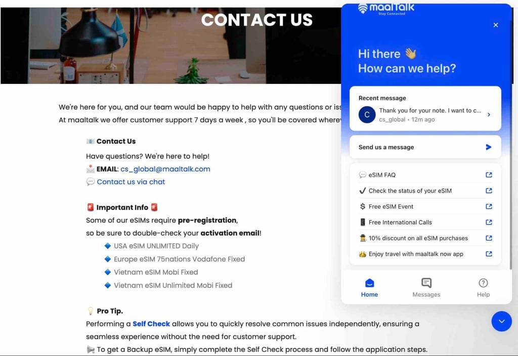 Maaltalk official website