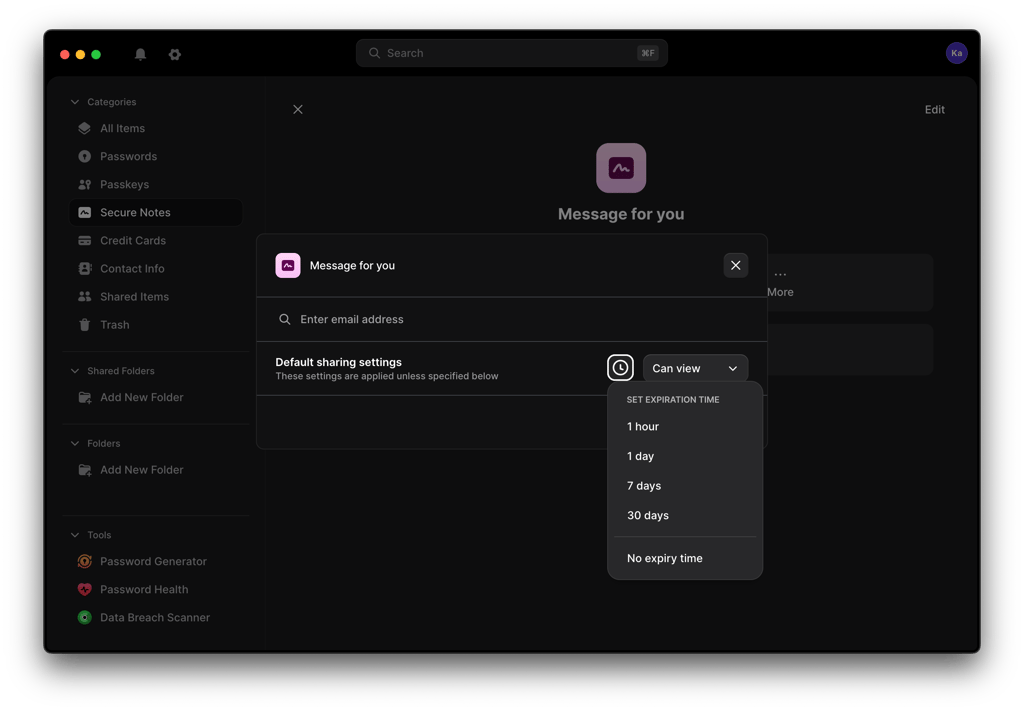 nordpass-secure-sharing-of-a-note