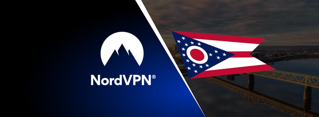 nordvpn logo ohio flag