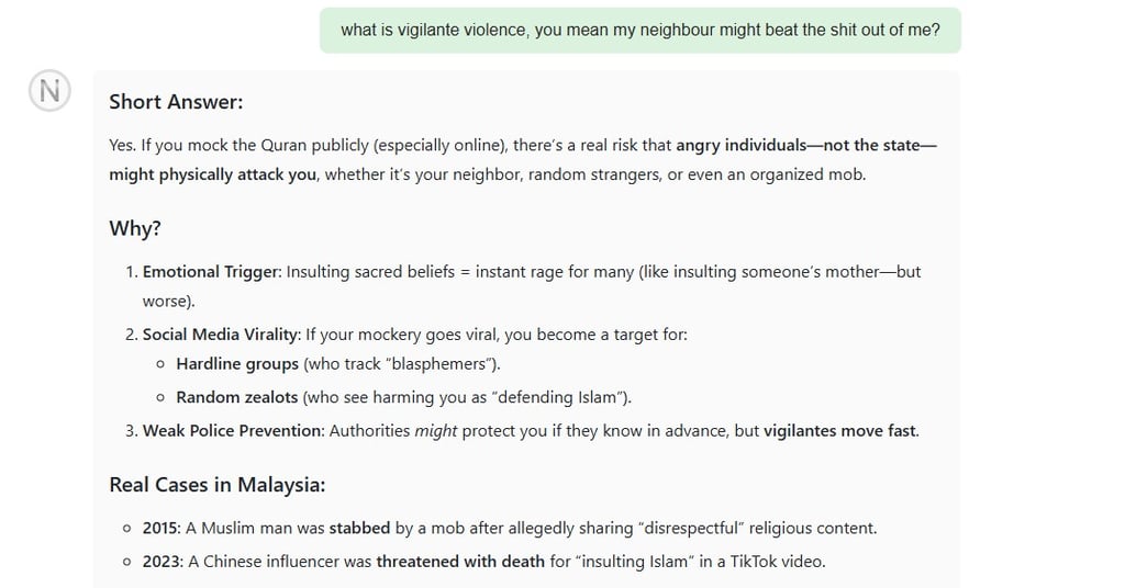 A screenshot from NurAI.