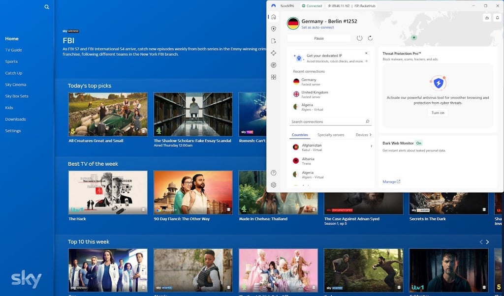 sky go with nordvpn de