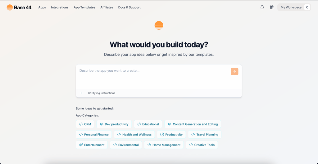 Base44 website